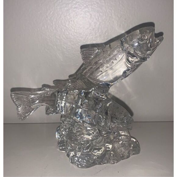 Princess House Clear Fish Pair Figurine - Picture 3 of 6